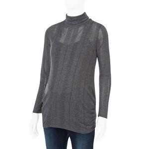 Ζιβάγκο εγκυμοσύνης με φαρδιά ριγωτή πλέξη 