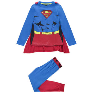 Ζέρσεϊ πιτζάμα Superman της Marvel με αφαιρούμενη κάπα 