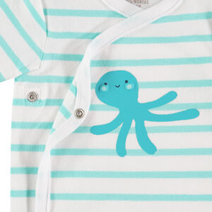 Bodies σετ των  5 τμχ κοντομάνικα με θαλασσινό τύπωμα  