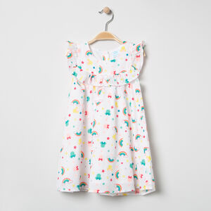 Φόρεμα αμάνικο με βολάν  Minnie 