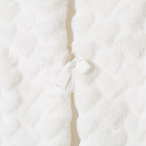 Gilet serveur en fausse fourrure 