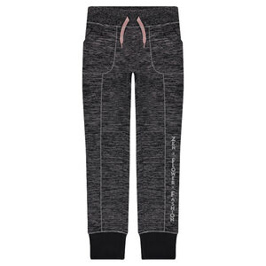 Παιδικά - Παντελόνι φόρμας σε λεπτή πλέξη με τυπωμένο κείμενο 
