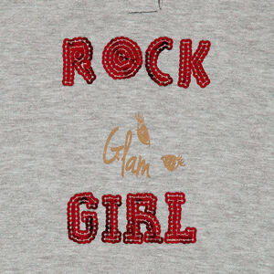 Φόρμα από φανέλα με μήνυμα από πούλιες 