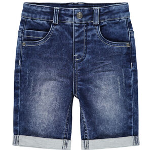 Βερμουδα τζιν με τσέπες  