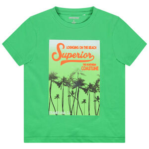 Κοντομάνικο μπλουζάκι με εκτύπωση surf 