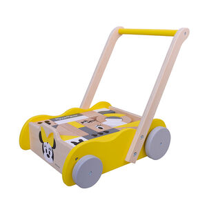 Ξύλινο παιχνίδι  καρότσι Minnie 