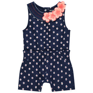 Combinaison courte à fleurs  