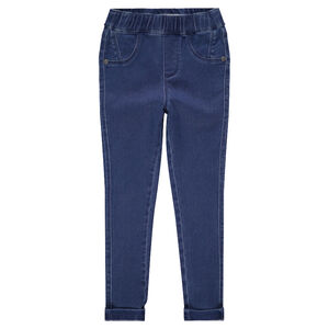 Παιδικά - Εφαρμοστό παντελονοκολάν σε γραμμή skinny με used όψη 