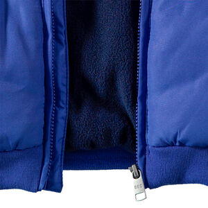 Καπιτονέ μπουφάν με φλις επένδυση και λωρίδες σε αντίθεση 