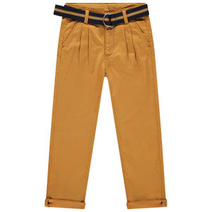 Pantalon forme chino à ceinture amovible 