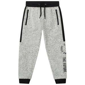 Pantalon de jogging en molleton twisté à poches zippées 