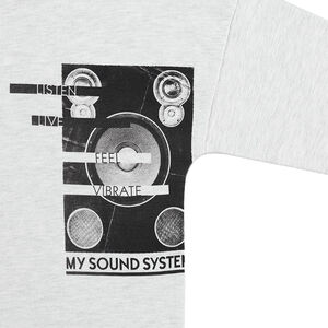 Παιδικά - Μακρυμάνικη μπλούζα με τυπωμένο μουσικό θέμα 