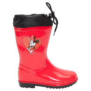 Γαλότσες Minnie της Disney με αδιάβροχη προστασία στο άνοιγμα 