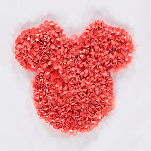 T-shirt manches longues en coton motif Minnie en relief Disney 