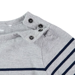 Μαρινιέρα ζέρσεϊ με ρίγες σε χρώμα που κάνει αντίθεση  