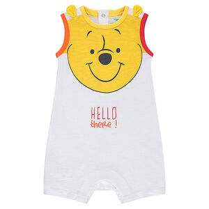 Κοντό ολόσωμο ζέρσεϊ φορμάκι ©Disney με στάμπα τον Γουίνι το αρκουδάκι 