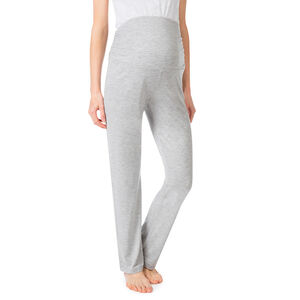 Παντελόνι εγκυμοσύνης για το σπίτι με φαρδιά φάσα στη μέση 