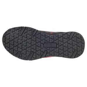 Χαμηλά αθλητικά παπούτσια από δύο υλικά με μοτίβο και κορδόνια σε αντίθεση 