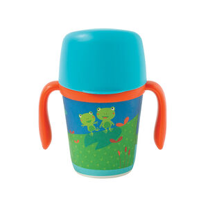 Κύπελλο εκμάθησης μπαμπού - Μπλε / Πράσινο  