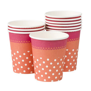 Σετ με 10 χάρτινα ποτηράκια γενεθλίων  