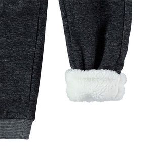 Παντελόνι φόρμας με επένδυση από sherpa και απλικέ σήμα 