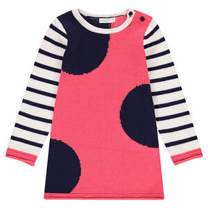 Μακρυμάνικο πλεκτό φόρεμα με «μαγικές» πούλιες 