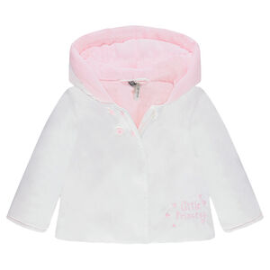 Παρκά με κουκούλα και βελουτέ επένδυση 