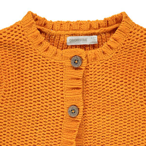 Gilet en maille épaisse mélangée de fils brillants  