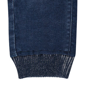 Τζιν με used όψη και λάστιχο στη μέση και στους αστραγάλους 