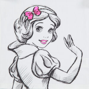 Ζέρσεϊ πιτζάμα με στάμπα τη Χιονάτη της ©Disney  