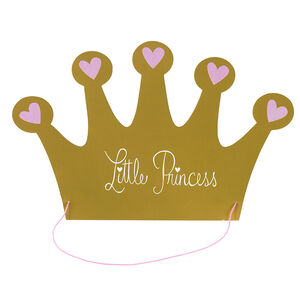 Σετ με 10 χάρτινα καπελάκια γενεθλίων σε σχήμα στέμματος  