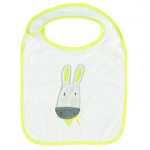 Bavoir à scratch avec âne brodé  