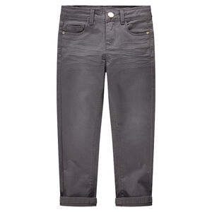 Βαμβακερό τουίλ παντελόνι νηματοβαφή με μόνιμες τσακίσεις  