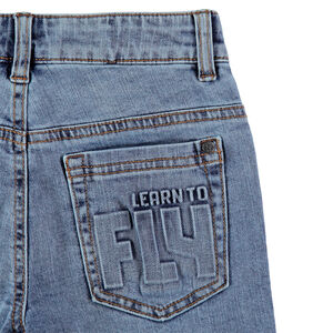 Bερμούδα  jean effet used με τσέπες  