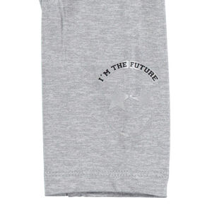 Ζέρσεϊ γκρι μελανζέ κάπρι με στάμπα Smiley 