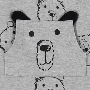 Παντελόνι φόρμας  molleton με τύπωμα αρκουδάκι  