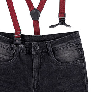 Τζιν με τιράντες και όψη τσαλακωμένου 