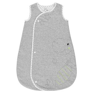 Turbulette sans manches doublée jersey avec dragon brodé 