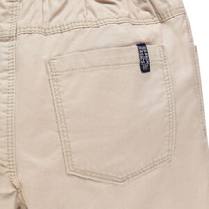 Pantalon en toile style jogging à cordons de serrage 