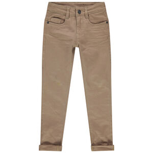 Slim παντελόνι από twill με εφέ crinkle αγόρι 