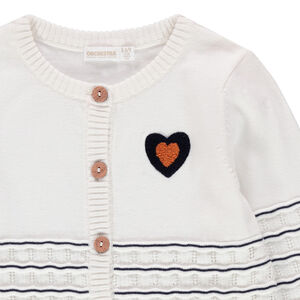 Gilet en tricot fantaisie style marin 