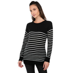 Πλεκτό πουλόβερ εγκυμοσύνης σε στυλ μαρινιέρας 