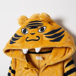 Surpyjama tigre en sherpa à poches 