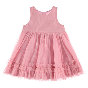 Αμάνικο φόρεμα από τούλι με καρδούλα από πούλιες 