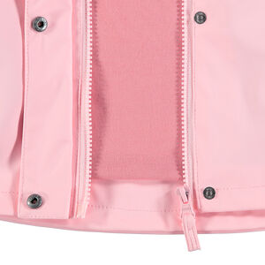 Αδιάβροχο αντιανεμικό μπουφάν με ζέρσεϊ επένδυση και κεντήματα ©Smiley  