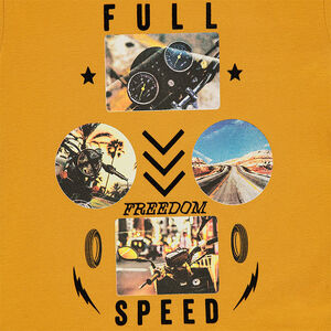 Παιδικά - Μακρυμάνικη μπλούζα από ζέρσεϊ με διακοσμητική στάμπα 