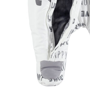 Φόρμα εξόδου από μικροΐνες με επένδυση από sherpa και στάμπα πάντα 