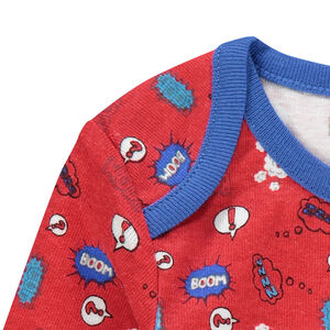 Σετ με 7 κορμάκια με μακρυά μανίκια.  