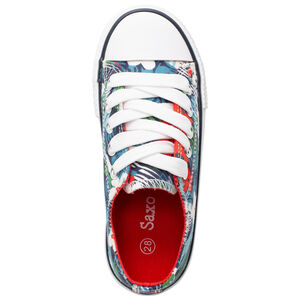 Baskets basses en toile à imprimé floral du 28 au 35 