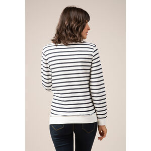 Φούτερ εγκυμοσύνης σε στυλ μαρινιέρας 